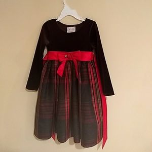 Holiday girls dress, Dollie & Me, size 5